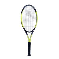 Raquette de squash et de tennis junior haut de gamme en fibre de carbone et aluminium avec grip en PU, housse 3/4, logo personnalisé, poids encordé 175g