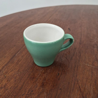 Mug à cappuccino en céramique agglomérée empilable et personnalisable, écologique, Agung Keramik, design minimaliste, motif uni, pour usage domestique