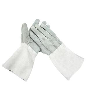 Gants de soudage en cuir de vachette avec logo personnalisé, couleur au choix, pour hommes et femmes - Product Image 1
