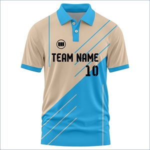 Wida Sports Cricket Shirt Custom Team Jersey Sublimation Print Breathable Lightweight 100% Polyester Eco-Friendly Uniform - Product Image 1