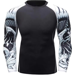 Camiseta de Protección Solar Rash Vest para Surf, Camiseta de Compresión para Hombre con Protección Solar UPF 50, Rashguard para Hombre - Product Image 6