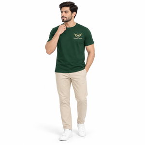 Camiseta de Hombre 100% Algodón Jersey 200g Manga Corta Corte Regular Transpirable Ecológica Antiarrugas Secado Rápido Cuello Redondo - Product Image 1