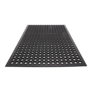 Tappetino Industriale Antifatica Esagonale in Gomma 60x90cm per Uso in Cucina - Product Image 2