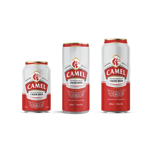 Cerveza Lager Camel de la Mejor Calidad, 330 ml x 24 Latas en Venta, la Mejor Cerveza Disponible al por Mayor, Cerveza Vietnamita, Bebidas Alcohólicas - Product Image 2