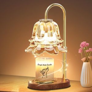 Lampe chauffe-bougie améliorée à intensité variable, réglable en hauteur, pour cire fondue et bougies en pot, cadeau d'anniversaire - Product Image 1