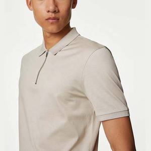 Camisas Polo de Manga Corta para Hombre, Cuello Polo, Corte Ajustado, Nueva Moda, Cierre de Botones y Cremallera de un Cuarto, Estilo Urbano - Product Image 3