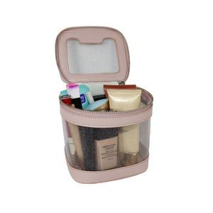 TPU Material Panelled Pattern Type Structured and Tangible Bucket Portable Minimalist casual Style Large-capacity Cosmetic Bag - Product Image 1