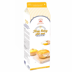 Meilleure Vente Crème Non Laitière en Gros Fabrication OEM/ODM HALAL pour Pâtisserie Dessert Fromage Crème d'œuf Crème d'œuf non cuite 1KG Sucrée - Product Image 1