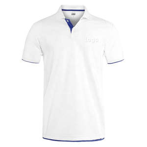 Polos de Hombre de Poliéster de Alta Calidad, Logotipo Personalizado Bordado, Polo de Golf de Algodón para Hombre - Product Image 1