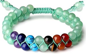 Bracelet Métaphysique Ajustable Fait Main en Aventurine Verte Naturelle de Qualité Supérieure, Perles Chakra, Articles Authentiques, Achetez en Ligne chez Amayra - Product Image 3