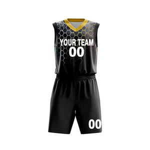 Conjunto de Uniforme de Baloncesto Sublimado Personalizado, Camiseta sin Mangas y Pantalones Cortos para Hombre, Kit de Equipo - Product Image 6