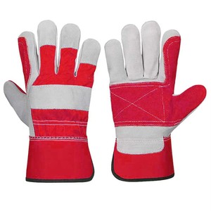 ถุงมือทำงานนิรภัยหนัง PU สีม่วง STALWART IMPEX ทนต่อการเสียดสี ปลายนิ้วกันลื่น ข้อมือตรง ทนไฟ ป้องกันแรงกระแทก - Product Image 2