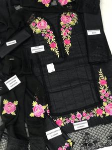 Salwar Kameez de Algodón Chifón Bordado de Verano, Estilo Indio-Pakistaní, con Trabajo Manual Elaborado, Vestido de Alta Calidad, Gran Venta 2022 - Product Image 2