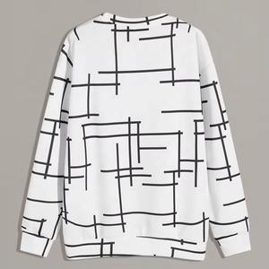 Sudaderas con capucha de lana con logotipo personalizado para fabricantes, sudaderas de sublimación modernas para hombre, sudaderas de cuello redondo en blanco para invierno, sudaderas de sublimación para hombre - Product Image 2
