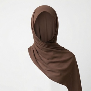 Hiyab de Bambú Modal Personalizado de 84 Colores, 2 Piezas, con Costura para Bebé y Gorro Interior a Juego, Suave, Transpirable y de Primera Calidad - Product Image 1