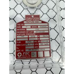 FDC KSWSRV-1.0-316L-145P-350 สแตนเลสสตีล - อุปกรณ์และชิ้นส่วนเซมิคอนดักเตอร์ระดับโลกที่เชื่อถือได้ - Product Image 5