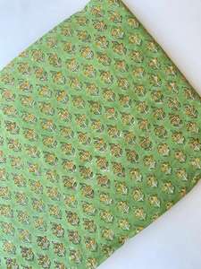 Telas Estampadas a Mano de la India, Venta al por Mayor a Precios Económicos, Telas Florales Estampadas para Confección de Prendas y Vestidos, India - Product Image 3