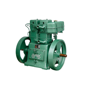 Apto para motor diésel Lister de doble cilindro, 12 HP, 12/2, de baja velocidad, refrigerado por agua, generador industrial. - Product Image 1