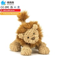 Jouets en peluche lestés personnalisés Lion et Ours pour chiens, animaux en peluche sur mesure, vente en gros de jouets en peluche