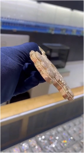 จี้รูปหัวกะโหลกผู้ชาย CONCEPTION ประดับเพชร VVS เงินแท้ 925 ชุบทองคำขาว 14K สไตล์ฮิปฮอป สร้อยคอจี้แบบหรูหรา ของขวัญสำหรับผู้ชาย - Product Image 3