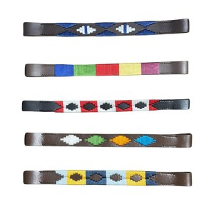 Cintas para la Frente de Caballo de Cuero Indio con Decoración Premium de Diamantes y Cristales, Hechas a Mano, Duraderas, para Tamaños Full Cob y más - Product Image 5