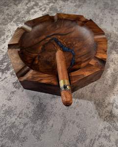Cenicero de Escritorio Moderno de Madera con Forma Personalizada para Uso en el Hogar y el Automóvil - Product Image 6