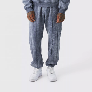 Ensemble de survêtement décontracté pour homme : sweat à capuche délavé et pantalon de jogging – Vente en gros - Product Image 4