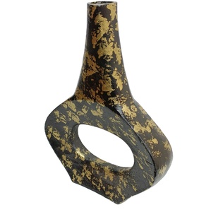 Jarrón Decorativo de Aluminio Premium para Flores Artificiales, Decoración Moderna para Interiores del Hogar y Estilismo para Mesa de Oficina - Product Image 1