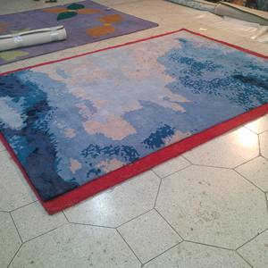 พรมขนสัตว์หนานุ่ม ทอมือ ทนไฟ ลายแบบนามธรรม เป็นมิตรกับสิ่งแวดล้อม กันลื่น ทันสมัย หนา 12-16 มม. ผ้าฝ้าย สำหรับละหมาด - Product Image 4