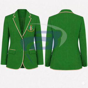 Alfa |   Kapa |   Blazer de Negocios Alpha de Un Solo Pecho, Corte Premium, Solapa de Pico, Ajuste Moderno, Abrigo de Esmoquin para Mujer - Product Image 3