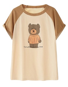 Última colección casual Camiseta de punto de manga corta con cuello redondo exclusivamente impresa de Bangladesh - Product Image 1