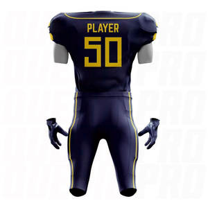 Maillots de football américain personnalisés de qualité supérieure, designs entièrement personnalisables, impression par sublimation, haute qualité, respirants - Product Image 6