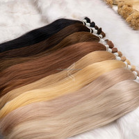 Paquets de cheveux humains brun chocolat naturel Fournitures de cheveux en vrac pour les vendeurs de cheveux et les salons de coiffure