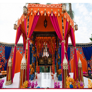 Carpa Tradicional India para Bodas, Mandap Marroquí de Lujo, Toldo Portátil de Fibra de Vidrio Estilo Árabe, Casa de Boda en Venta en Australia - Product Image 1