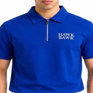 Ensemble de vêtements de sport élégants pour hommes, polo et short, avec fermeture éclair et logo de la marque, vêtements de golf décontractés, uniforme de golf personnalisé - Product Image 4
