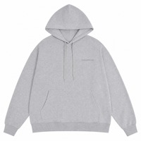 Sweat-shirt à capuche unisexe surdimensionné en molleton épais, 5 couleurs, logo personnalisé, streetwear décontracté