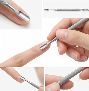 Pousse-cuticules en acier inoxydable, coupe-ongles, outil de manucure - Product Image 3