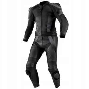 Combinaison de moto en cuir de vachette respirant de haute qualité, vêtements de course automobile en cuir véritable, ensembles personnalisables pour moto - Product Image 3