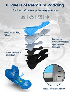 Pantalones Cortos de Ciclismo para Hombre de la Mejor Calidad, Transpirables, de Secado Rápido, Modernos y Fáciles de Usar para Verano - Product Image 5