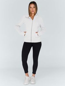 Sweat à capuche zippé pour femme, style streetwear décontracté pour l'hiver, avec logo frontal, prix abordable, vente en gros, meilleure mode hivernale - Product Image 1