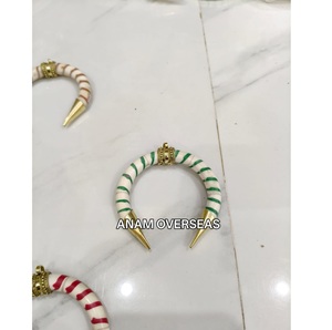 Pendentif en corne de buffle fait main, nouveau design, charme naturel pour la fabrication de colliers et bijoux - Product Image 2