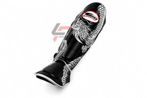 Protector de Espinillas para Muay Thai y MMA, Diseño Impreso Completo, Cuero Original de Alta Calidad, Protección Profesional para Artes Marciales - Product Image 5