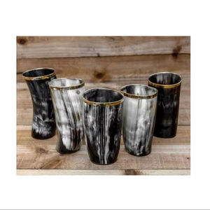 Vasos de Cóctel de Lujo Hechos a Mano con Cristal de Cuerno Natural, Ecológicos, para Hogares y Bares Elegantes al Mejor Precio - Product Image 1