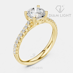Bague de mariage ronde 1,15 carat, bijoux fins, certifiée IGI, or blanc 14 carats, diamant de laboratoire, bague de fiançailles et d'anniversaire - Product Image 6