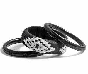 Colorido hecho a mano polaco madera joyería pulseras ratán brazaletes Luxe perla incorporada decoración del hogar regalos de cumpleaños - Product Image 3