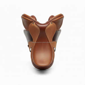 Silla de montar de cuero premium, cómoda para montar a caballo, equipo ecuestre - Product Image 3