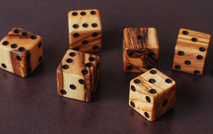 Professional Aged-Look Rounded Corner Dice Luxury 6-Sided Game Cube <b>Set</b> Retro Aesthetic D6 for <b>Backgammon</b> Farkle Board Games - Product Image 4
