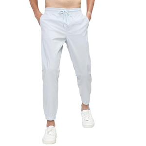 Security Zipper Pocket Jogger Pants Men Anti Theft Travel Casual Cotton Spandex Cargo Tapered - Product Image 1