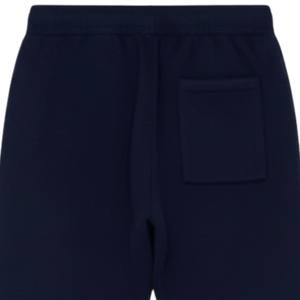 Knit Jogger <b>Pants</b> Navy Casual Sweatpants Elastic Waist <b>Lounge</b> Wear Soft Knit Trousers Relaxed Fit for Men <b>Women</b> - Product Image 4