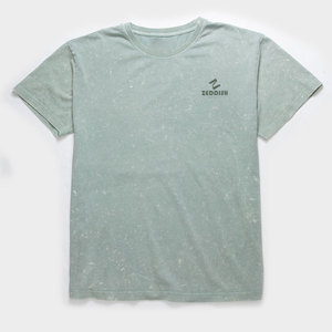 Camisetas Extra Grandes de Poliéster/Algodón Ecológicas con Logotipo Personalizado de Alta Calidad, Lavadas con Ácido, para Hombre, 220g, en Venta - Product Image 1